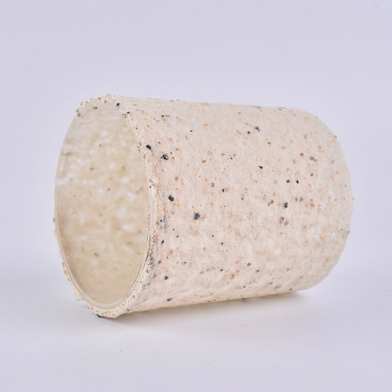 Sunny custom empty handmade candle cement vessel home decor