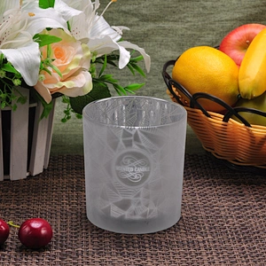 10OZ Laser Engraved Glass Candle Holder