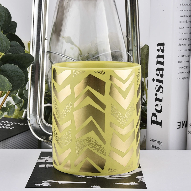 Customized home decoration warm gift ceramic candle jar