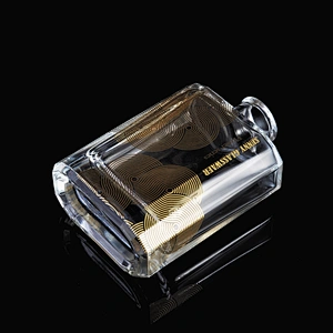 Wholesales crystal logo printing reed glass diffuser bottles