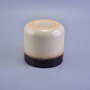 Vintage brown ceramic jars candle 10oz 12oz