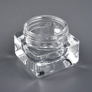 luxury glass jar cosmetic