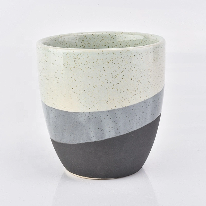 Matte tealight ceramic candle holder for church