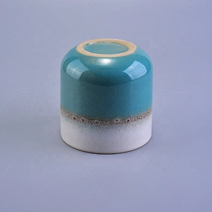Customized tea light ceramic jar candle wholesales