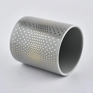 Luxury Cylinder Ceramic Jar Candle 10oz Wholesale