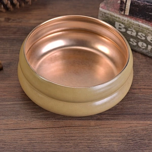 Sunny glassware custom electroplating ceramic candle container home decor