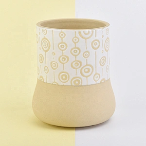 Custom glazed gold tealight candle wick holder