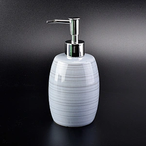 glazing ceramic bath accessories sets blue ceramic bottle soap dish tumbler