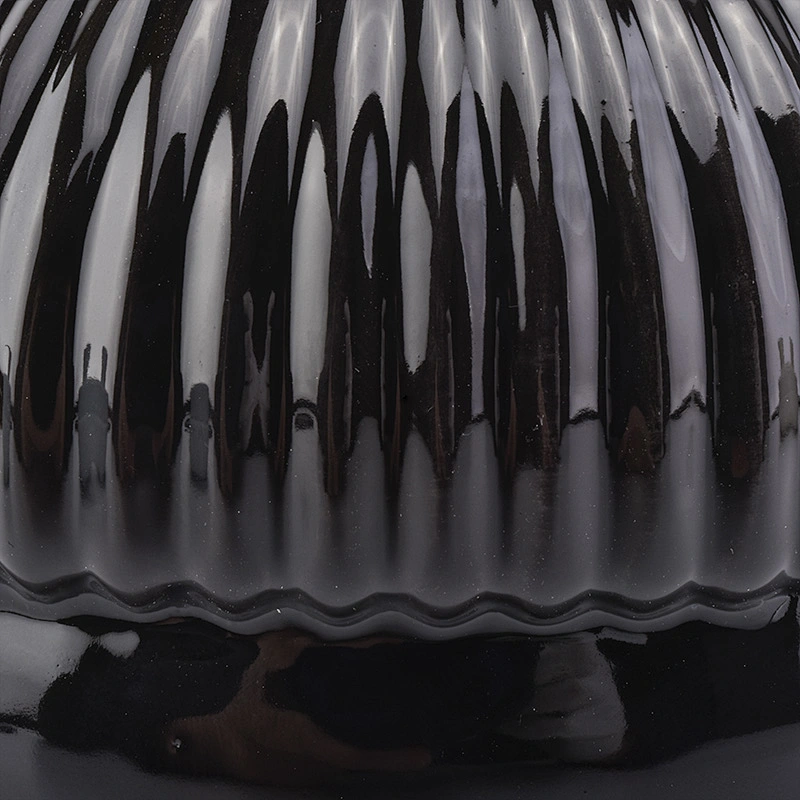 230ml black ceramic reed diffuser bottles for home fragrance