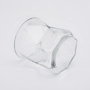 Sunny crystal luxury clear tealight glass candle jar 8oz 10oz 11oz
