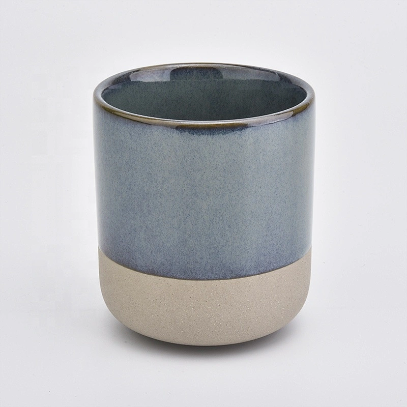 400ml Popular Round Bottom Shaped Ceramic Candle Jar