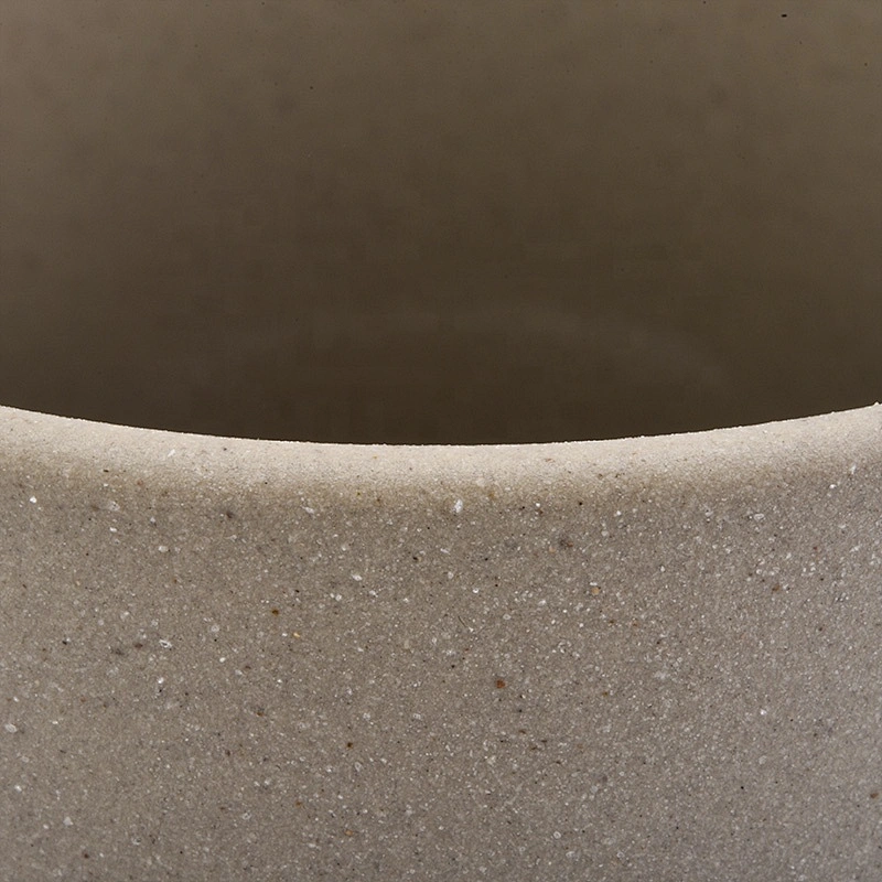 8oz Frosted empty ceramic candle jar candle making supplies