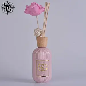 Sunny 247ml 153g pink or white  ceramic aromatherapy reed diffuser