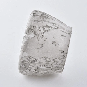 Home Decorative Water Transfer Candle Jar Glass Wholesale