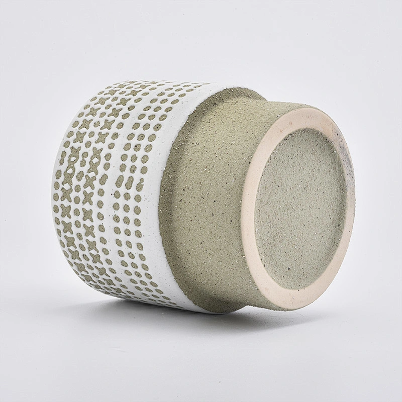 home decor empty ceramic candle jar