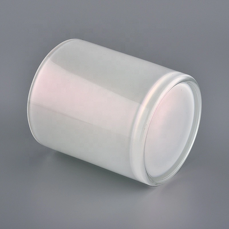 OEM Suppliers luxury white custom empty glass jar candle 10oz
