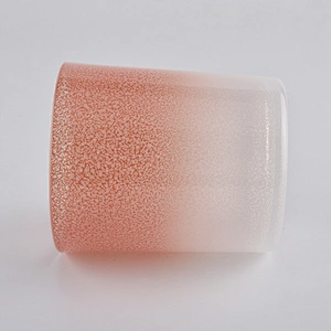 new luxury colorful glass candle jar