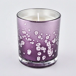small votive candle glass jar