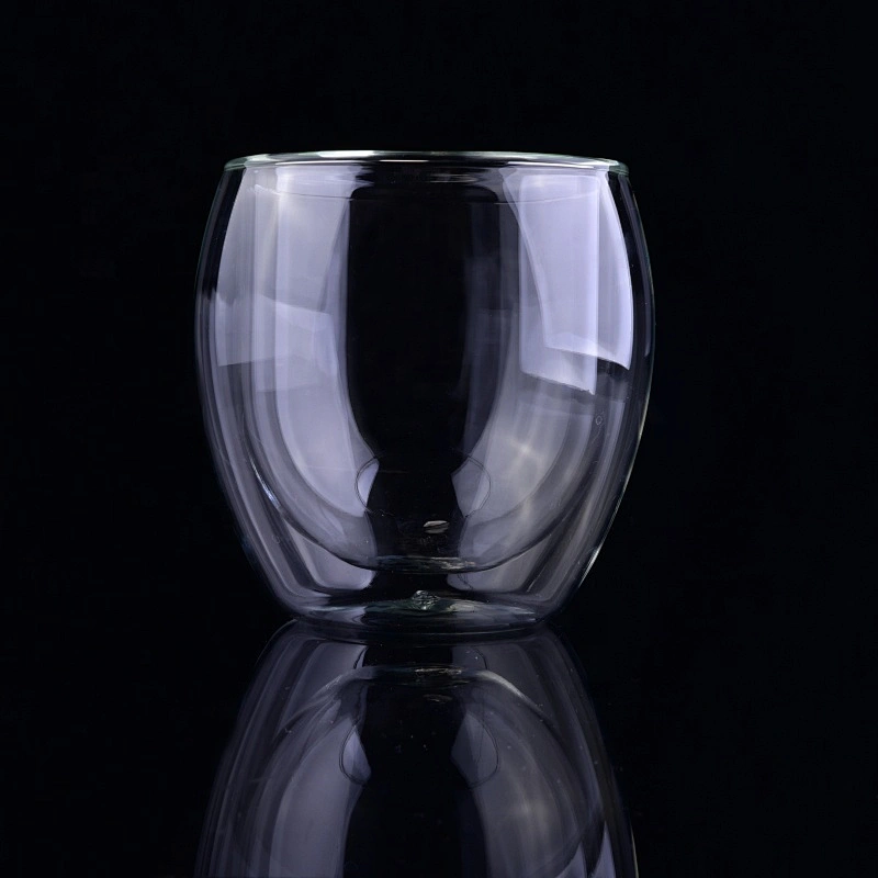 Heat resistant Borosilicate Double Wall water Glasses Cup