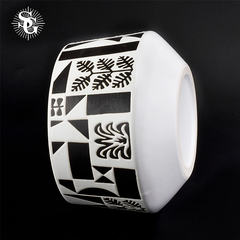 Sunny custom pattern 1000ml ceramic candle holders with cheap price