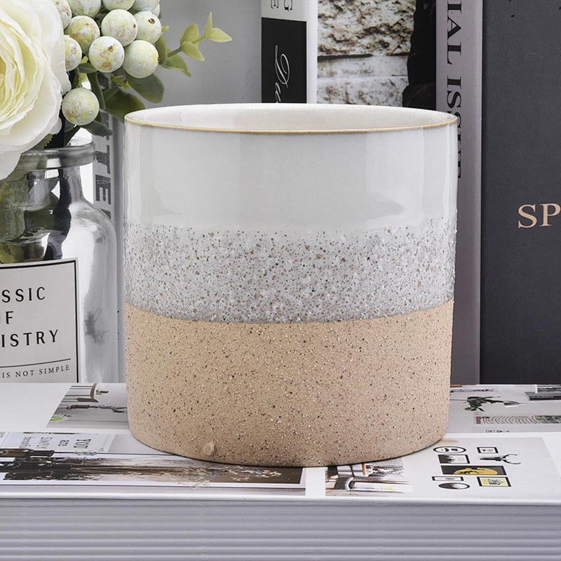 Three Color Candle Ceramic Vessel 620ml