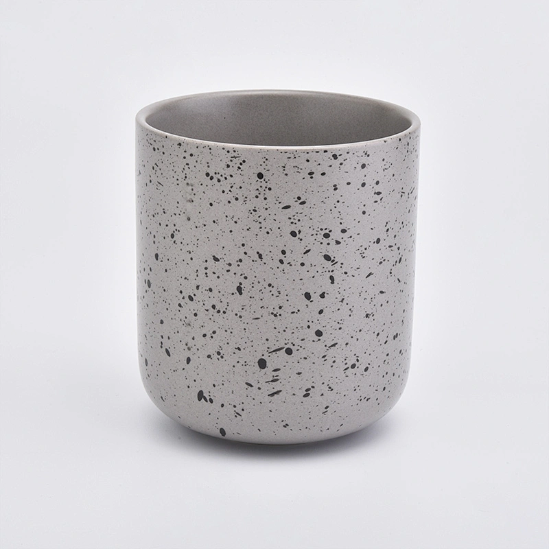 Home Wedding Decoration Candle Jar Ceramic
