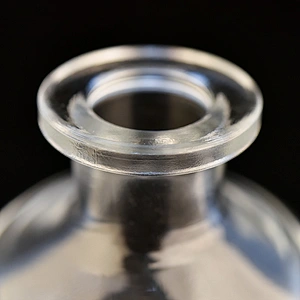 55ml round shape transparent glass diffuser bottle essential oil fragrance bottle