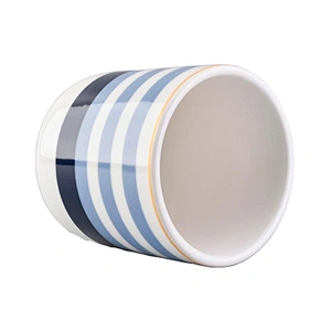 Sunny empty tealight custom blue ceramic candle jar holders