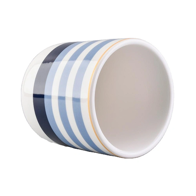 Sunny empty tealight custom blue ceramic candle jar holders