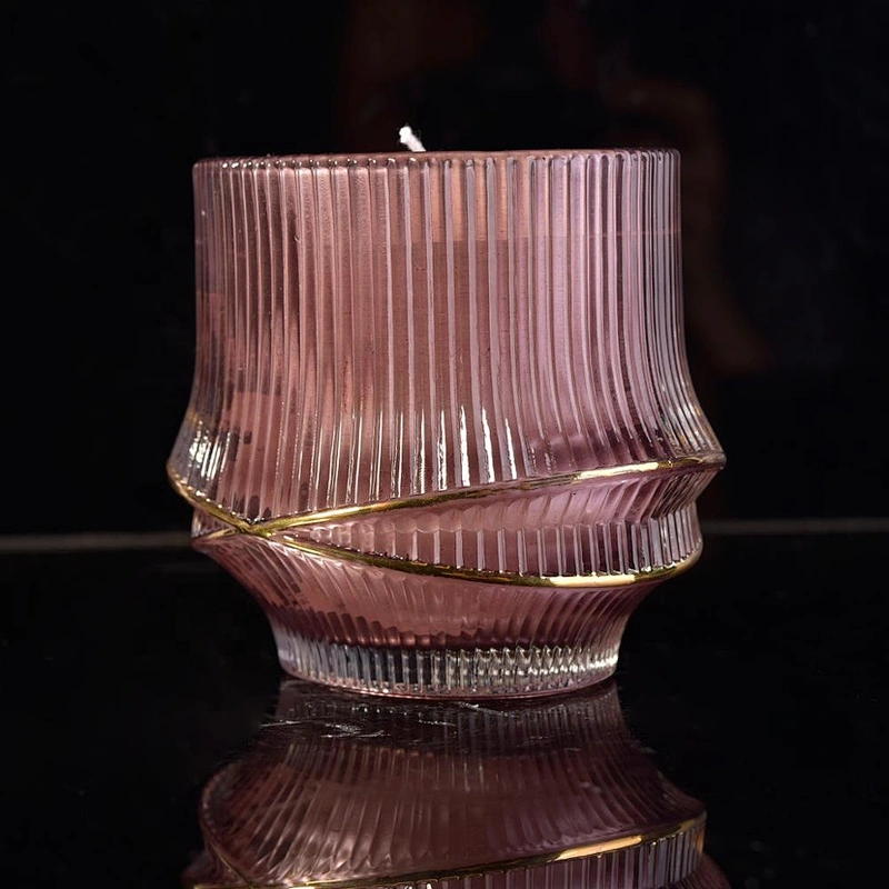 Sunny home decoration customized glass candle jars wholesales