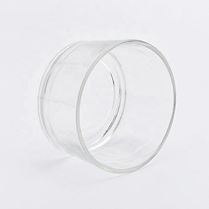 3 Wicks Empty Glass Candle Jars