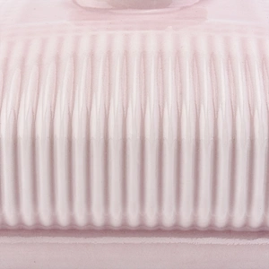 400ml square pink ceramic reed diffuser bottles for home decorations