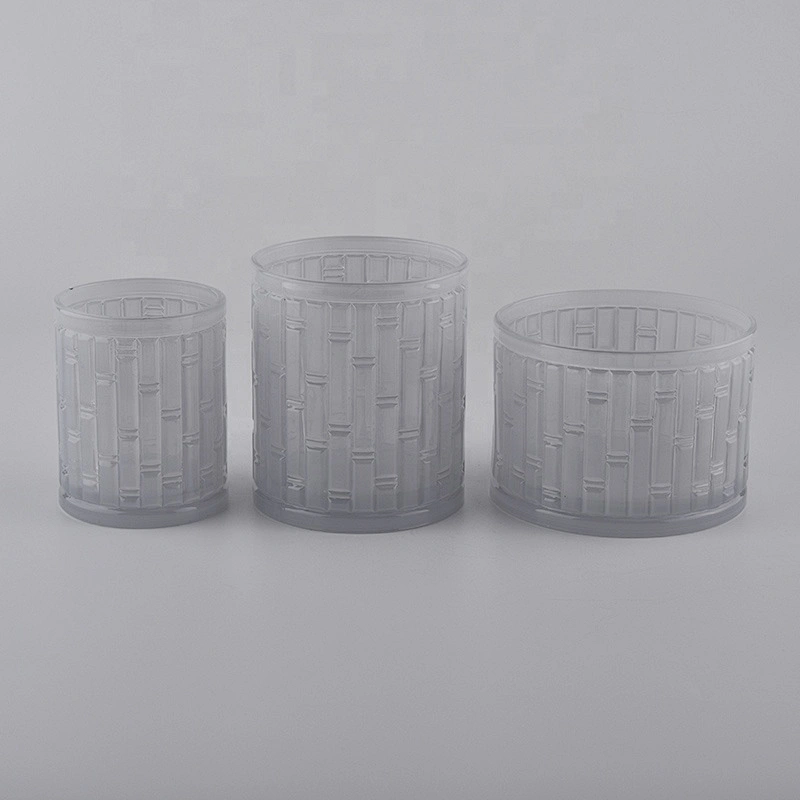 Sunny custom antique frosted glass candles containers 9oz 12oz 16oz