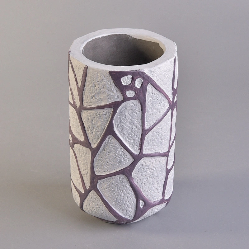 10oz Sunny custom empty votive concrete candle jars vessel