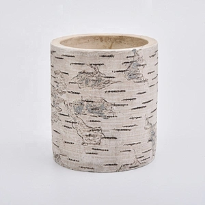 Wedding decorative cylinder cement Candle holders 10oz 12oz