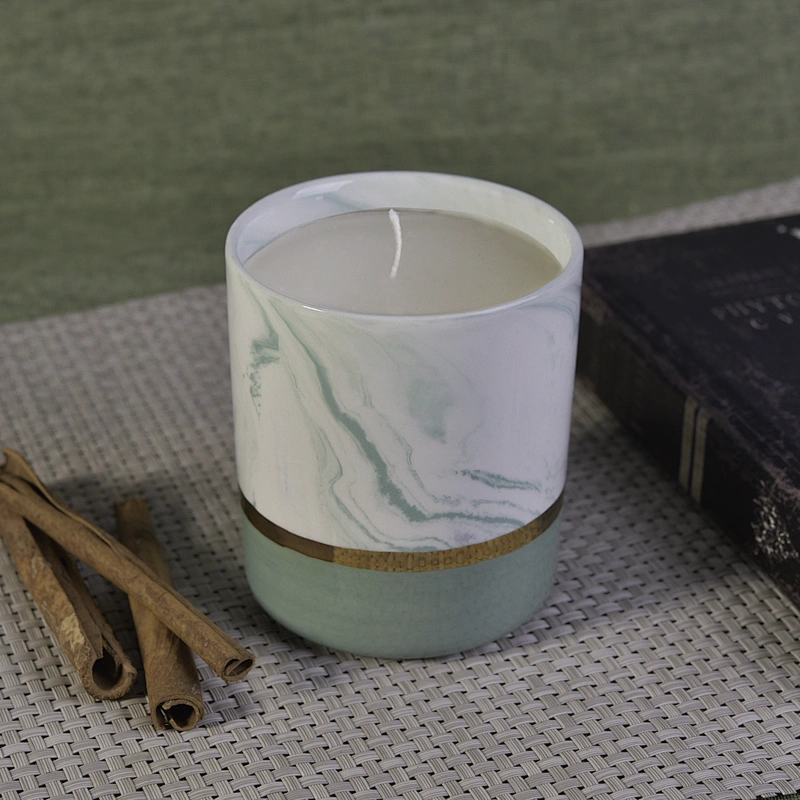 Sunny glassware vintage chinese custom ceramic candle holder