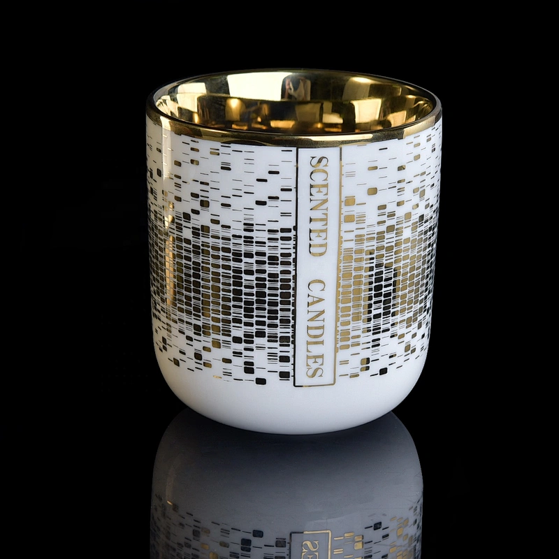 Gold Ceramic Candle Jar Wholesale