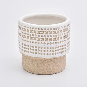 home decor custom ceramic candle jar