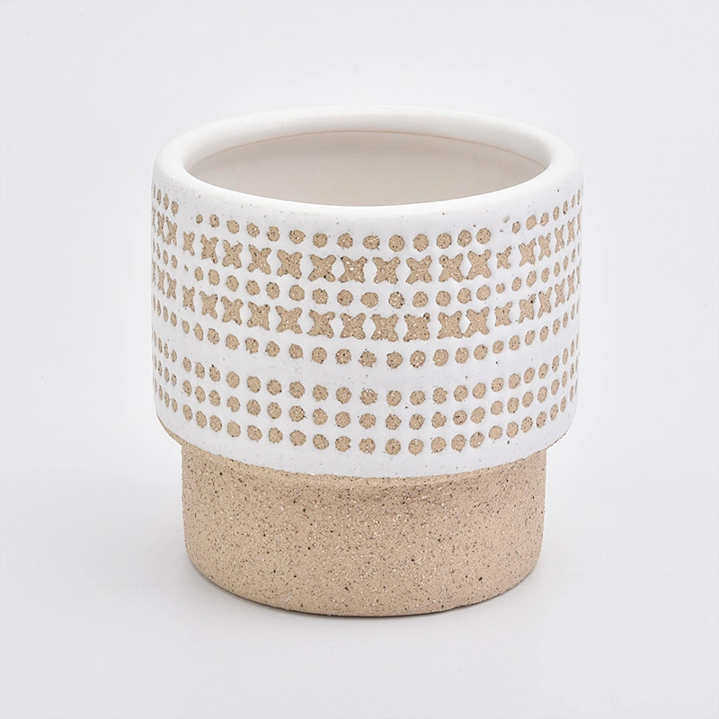 home decor custom ceramic candle jar