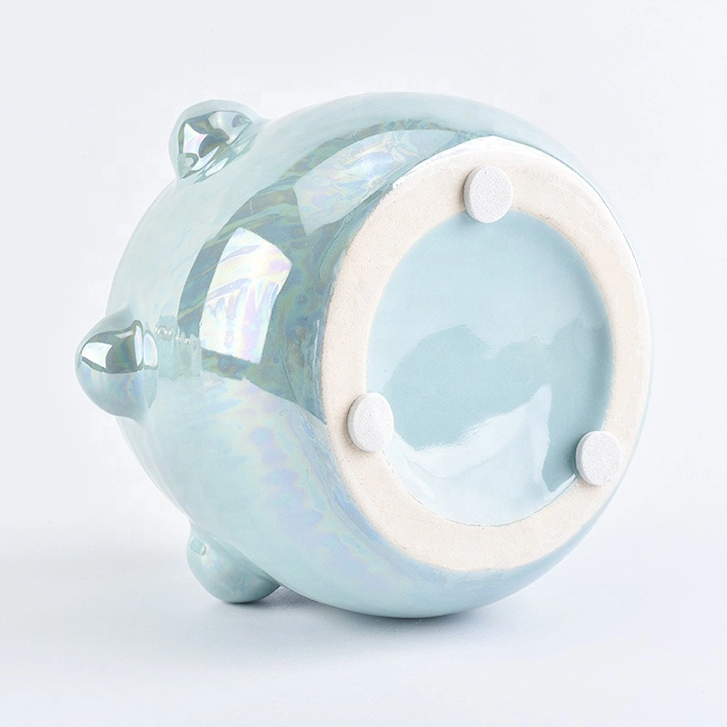8oz 10oz Wholesales custom decorative candle ceramic jars