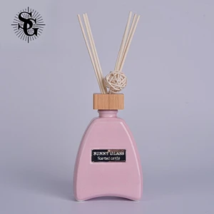Sunny 206ml 200g white pink red colors ceramic diffuser bottle