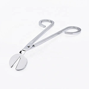 home decor silver stainless steel metal wick trimmer candle