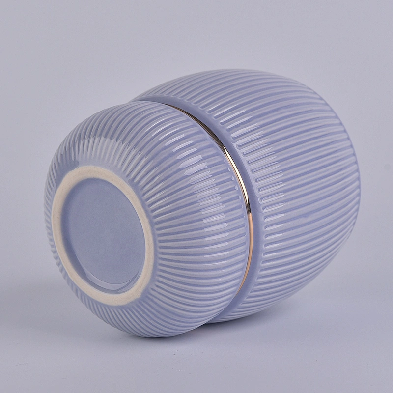 Sunny manufacturer custom empty ceramic scented jars candle in bulk