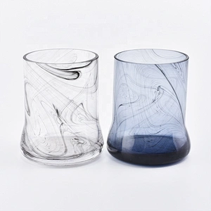 10oz Wholesales Luxury hurricane glass candle holder