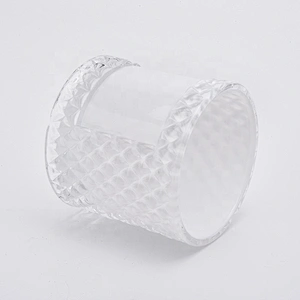Unique Decorative colour Glass Candle Holder with lid
