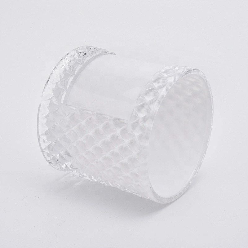 Unique Decorative colour Glass Candle Holder with lid