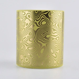 Hot Sale Custom Printing on 10oz Ceramic Candle Jar