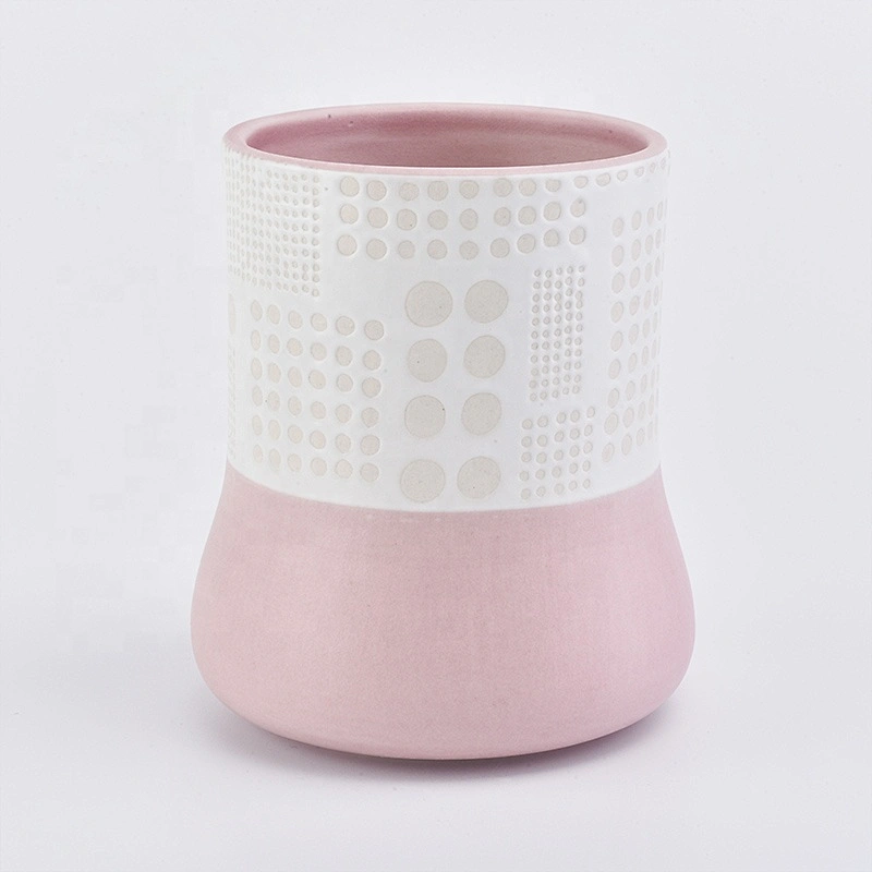 Matte empty candle jars for luxury candle making
