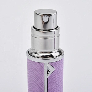 perfume spray bottle pump spray ztomier PU leather surface perfume bottle