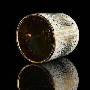 Gold Ceramic Candle Jar Wholesale